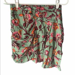 NWT Zara Asymmetrical Floral Summer Top Size M